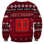 Personalized Bombers Rugby Xmas Sweatshirt Australia AFL Mascot