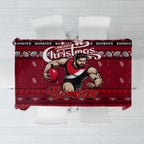 Bombers Football Xmas Tablecloth Australia AFL Mascot