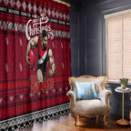 Bombers Football Xmas Window Curtain Australia AFL Mascot