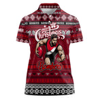 Personalized Bombers Rugby Xmas Women Polo Shirt Australia AFL Mascot