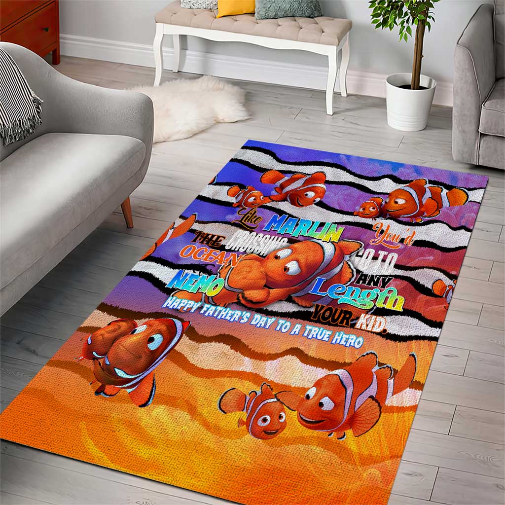 The Ocean Best Dad Area Rug Like Marlin Happy Fathers Day To a True Hero - Aussie Hoodie