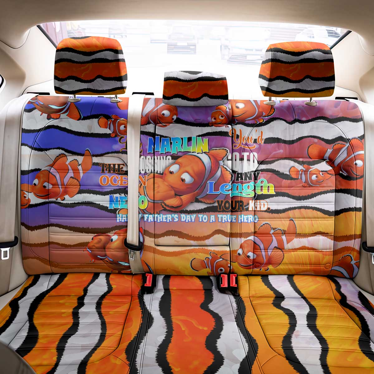 The Ocean Best Dad Back Car Seat Cover Like Marlin Happy Fathers Day To a True Hero - Aussie Hoodie