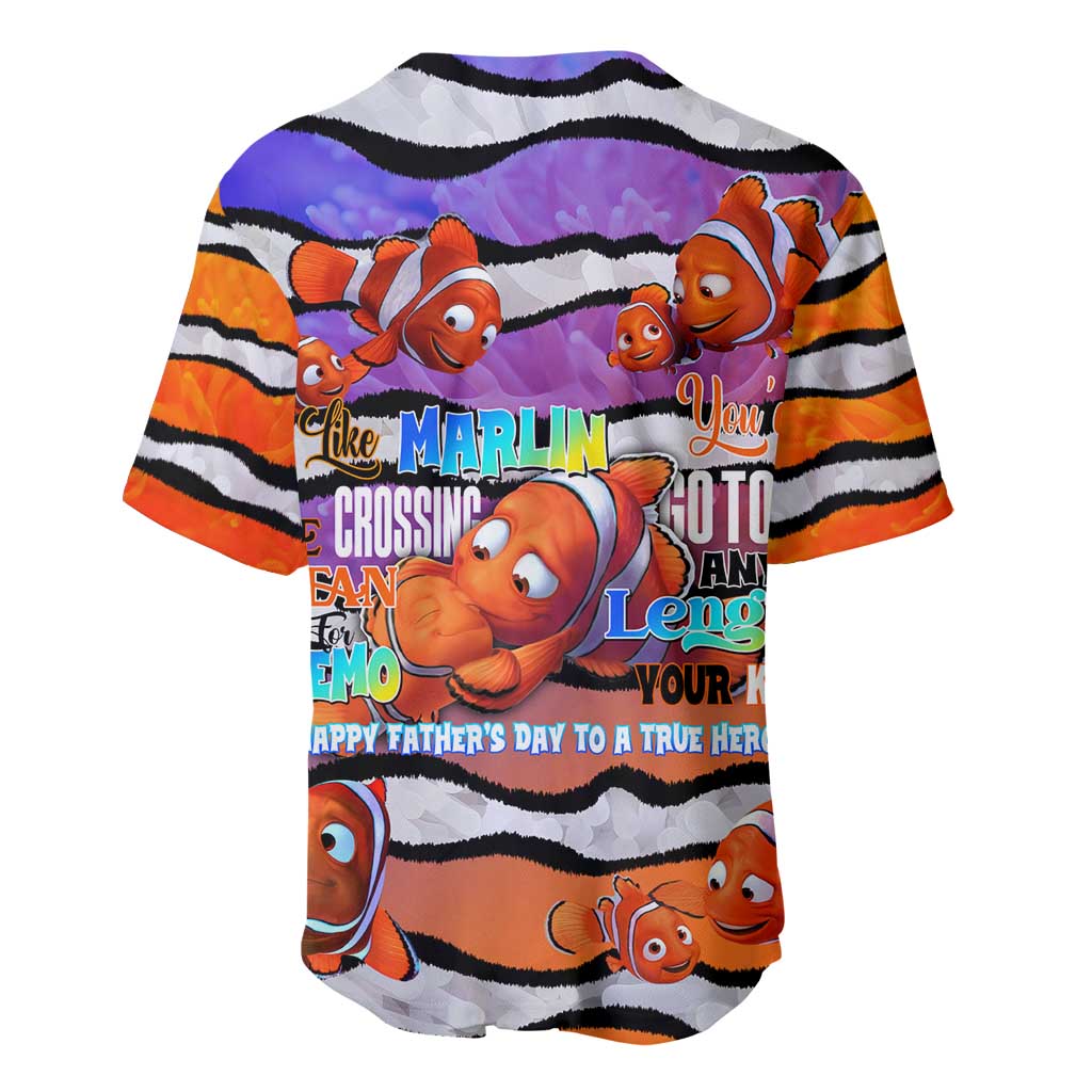 The Ocean Best Dad Baseball Jersey Like Marlin Happy Fathers Day To a True Hero - Aussie Hoodie