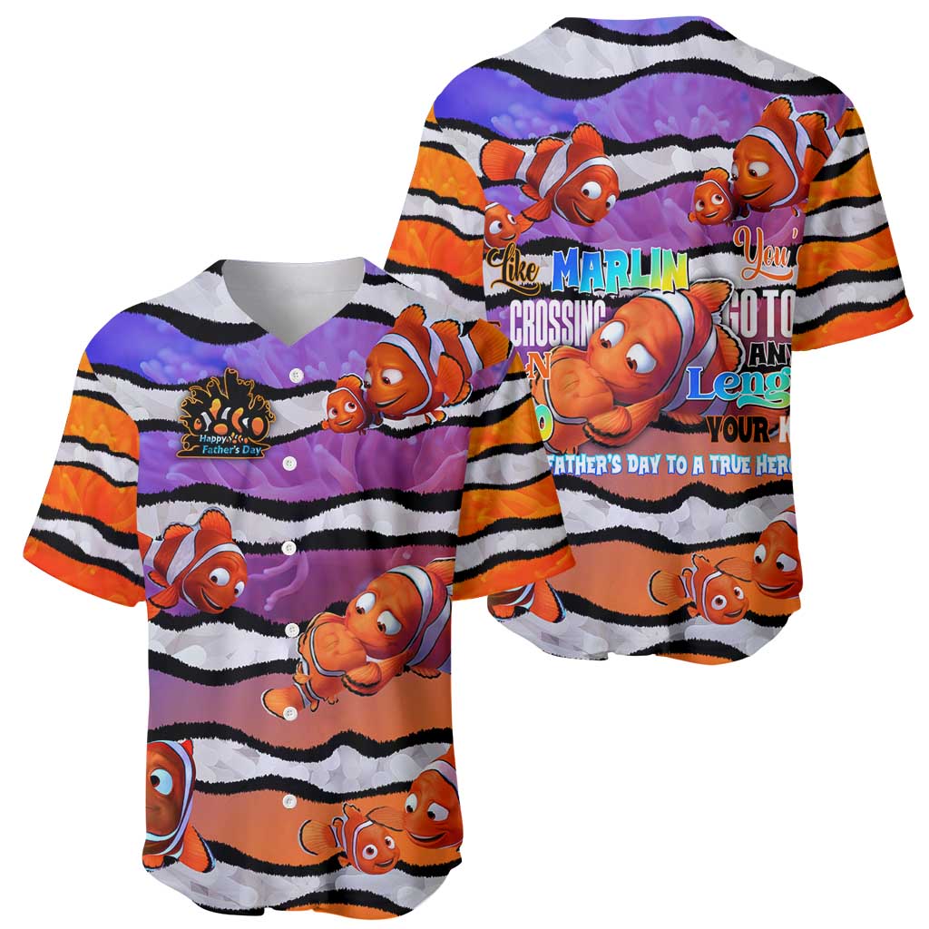 The Ocean Best Dad Baseball Jersey Like Marlin Happy Fathers Day To a True Hero - Aussie Hoodie