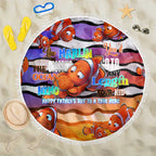 The Ocean Best Dad Beach Blanket Like Marlin Happy Fathers Day To a True Hero - Aussie Hoodie