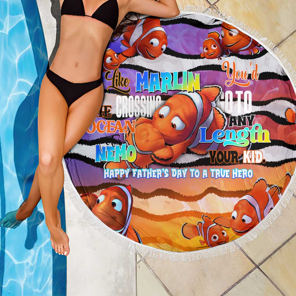 The Ocean Best Dad Beach Blanket Like Marlin Happy Fathers Day To a True Hero - Aussie Hoodie