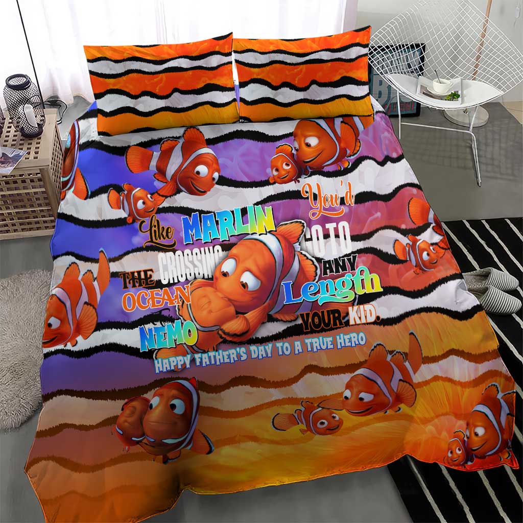 The Ocean Best Dad Bedding Set Like Marlin Happy Fathers Day To a True Hero - Aussie Hoodie