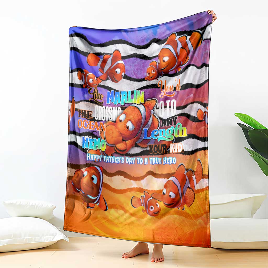 The Ocean Best Dad Blanket Like Marlin Happy Fathers Day To a True Hero - Aussie Hoodie