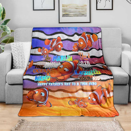 The Ocean Best Dad Blanket Like Marlin Happy Fathers Day To a True Hero - Aussie Hoodie