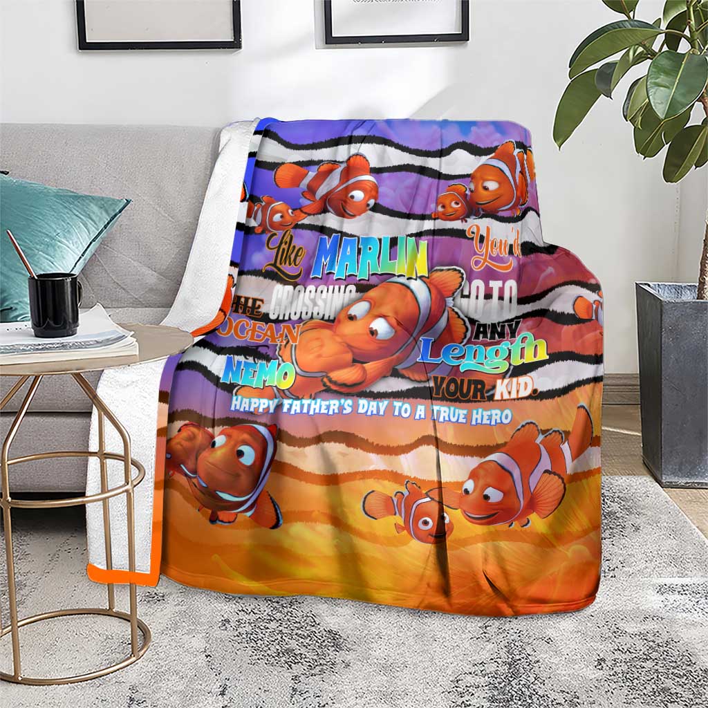 The Ocean Best Dad Blanket Like Marlin Happy Fathers Day To a True Hero - Aussie Hoodie