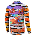 The Ocean Best Dad Button Sweatshirt Like Marlin Happy Fathers Day To a True Hero - Aussie Hoodie