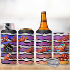 The Ocean Best Dad 4 in 1 Can Cooler Tumbler Like Marlin Happy Fathers Day To a True Hero - Aussie Hoodie