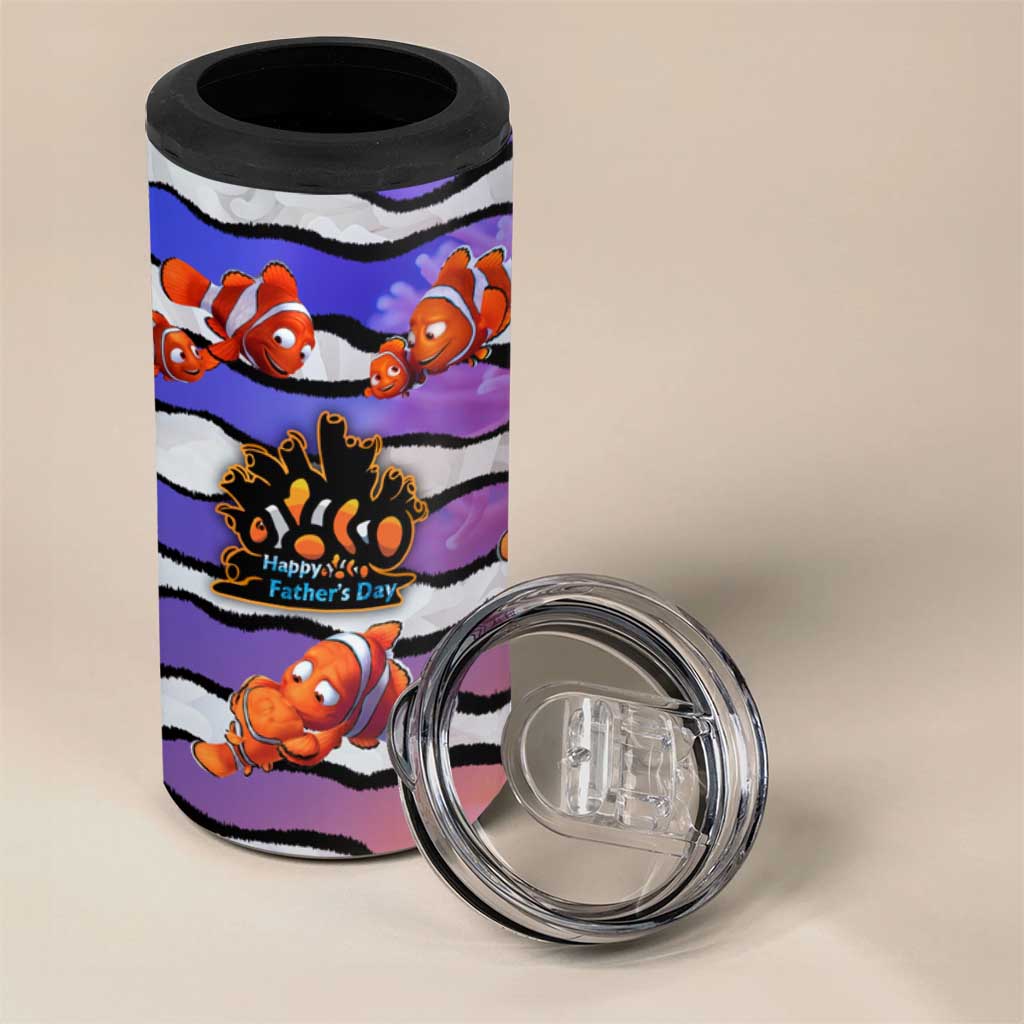 The Ocean Best Dad 4 in 1 Can Cooler Tumbler Like Marlin Happy Fathers Day To a True Hero - Aussie Hoodie