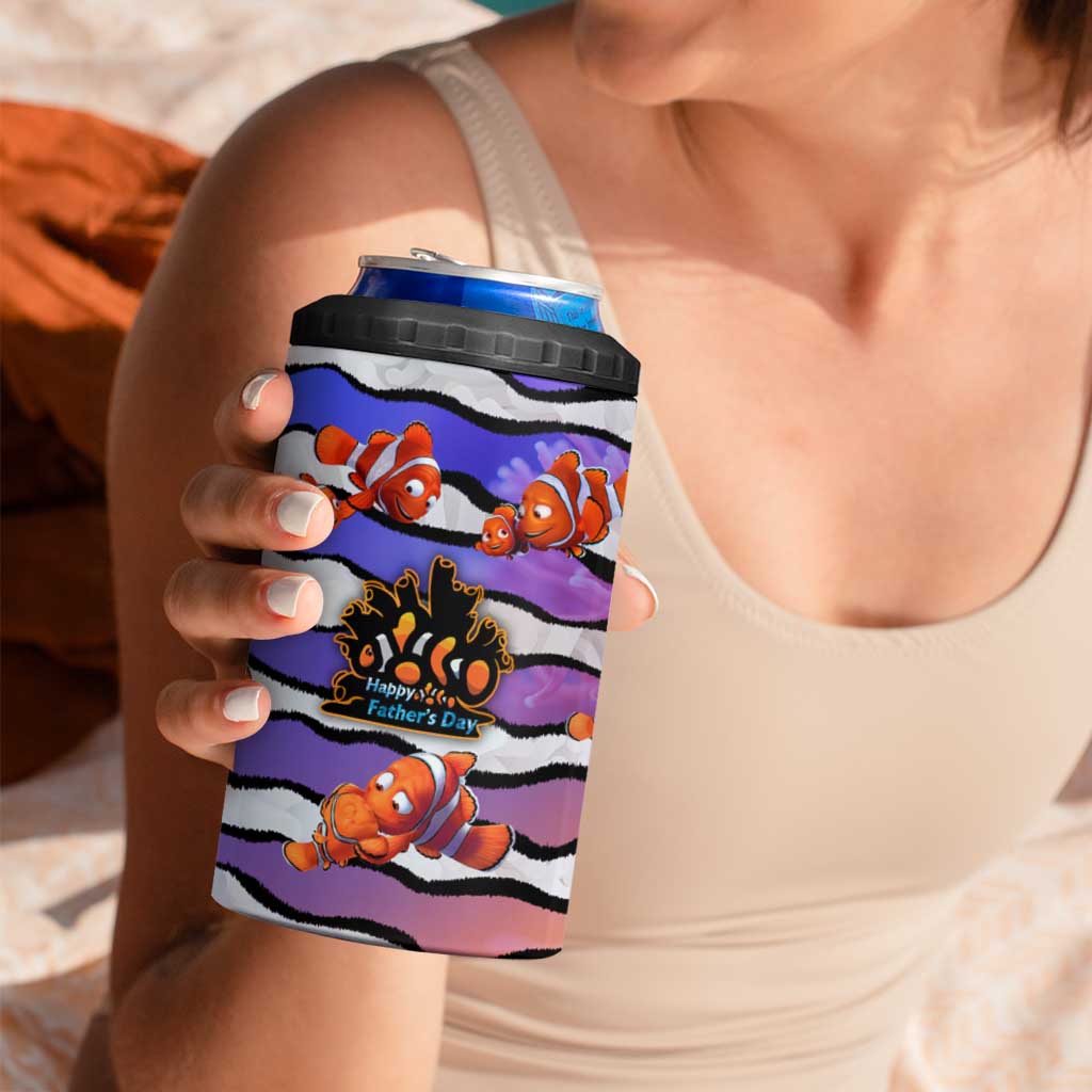 The Ocean Best Dad 4 in 1 Can Cooler Tumbler Like Marlin Happy Fathers Day To a True Hero - Aussie Hoodie