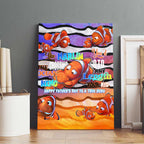 The Ocean Best Dad Canvas Wall Art Like Marlin Happy Fathers Day To a True Hero - Aussie Hoodie