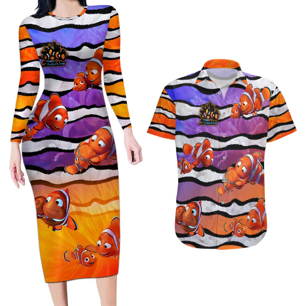 The Ocean Best Dad Couples Matching Long Sleeve Bodycon Dress and Hawaiian Shirt Like Marlin Happy Fathers Day To a True Hero - Aussie Hoodie