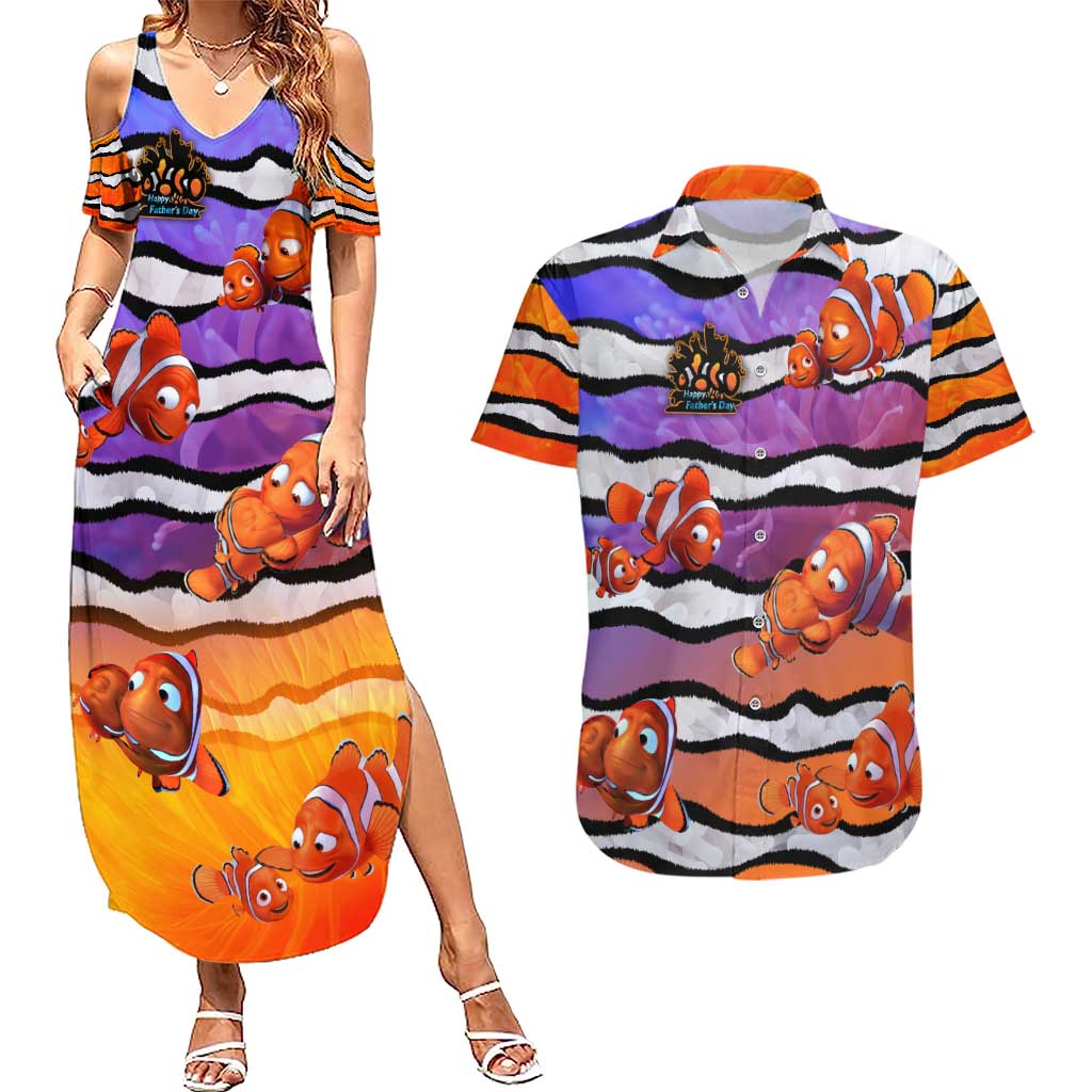 The Ocean Best Dad Couples Matching Summer Maxi Dress and Hawaiian Shirt Like Marlin Happy Fathers Day To a True Hero - Aussie Hoodie