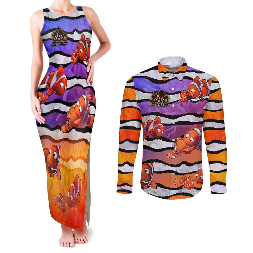 The Ocean Best Dad Couples Matching Tank Maxi Dress and Long Sleeve Button Shirt Like Marlin Happy Fathers Day To a True Hero - Aussie Hoodie
