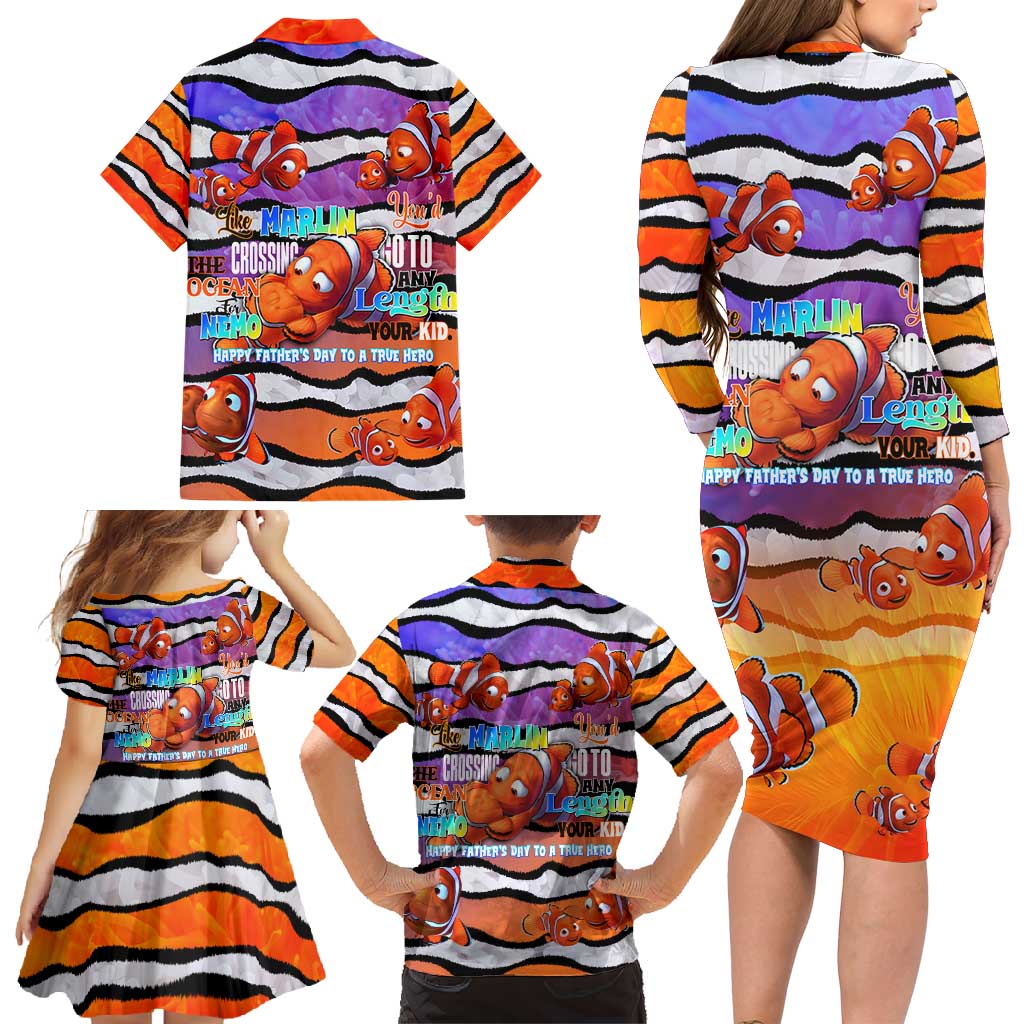 The Ocean Best Dad Family Matching Long Sleeve Bodycon Dress and Hawaiian Shirt Like Marlin Happy Fathers Day To a True Hero - Aussie Hoodie