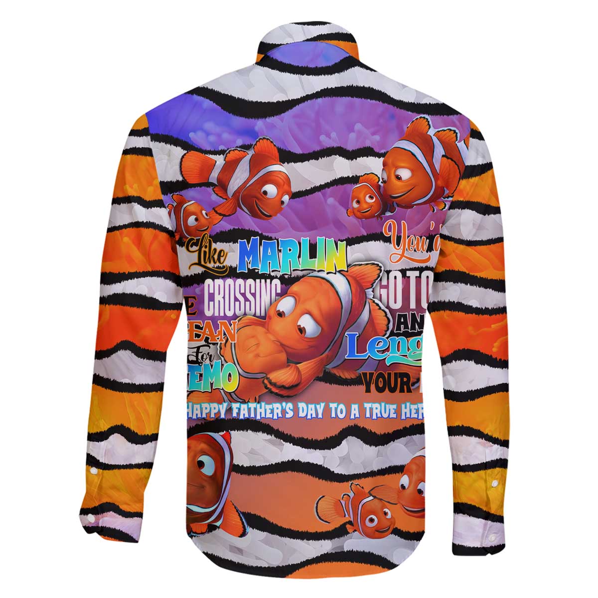 The Ocean Best Dad Family Matching Off The Shoulder Long Sleeve Dress and Hawaiian Shirt Like Marlin Happy Fathers Day To a True Hero - Aussie Hoodie