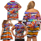 The Ocean Best Dad Family Matching Off Shoulder Short Dress and Hawaiian Shirt Like Marlin Happy Fathers Day To a True Hero - Aussie Hoodie
