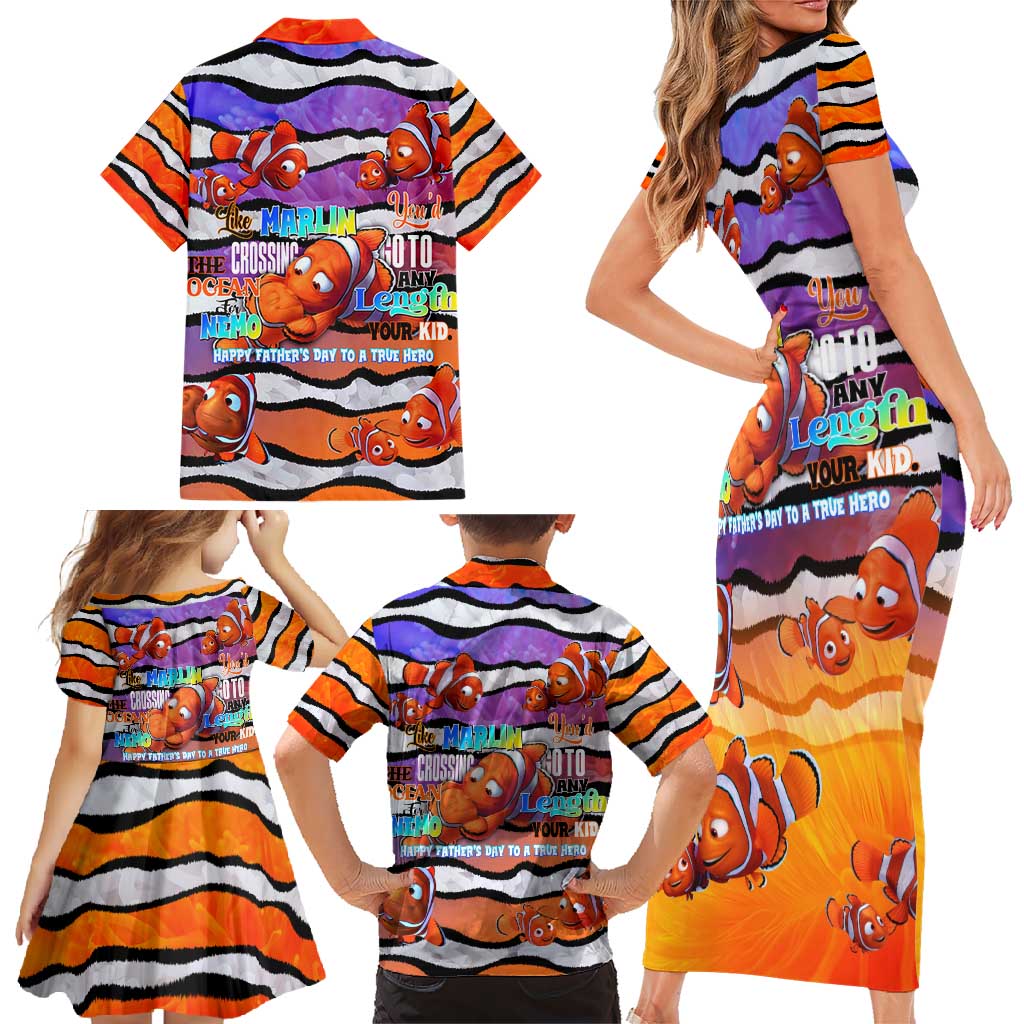 The Ocean Best Dad Family Matching Short Sleeve Bodycon Dress and Hawaiian Shirt Like Marlin Happy Fathers Day To a True Hero - Aussie Hoodie