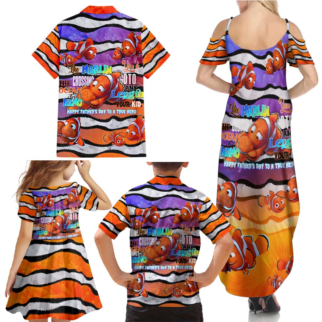 The Ocean Best Dad Family Matching Summer Maxi Dress and Hawaiian Shirt Like Marlin Happy Fathers Day To a True Hero - Aussie Hoodie