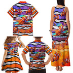 The Ocean Best Dad Family Matching Tank Maxi Dress and Hawaiian Shirt Like Marlin Happy Fathers Day To a True Hero - Aussie Hoodie