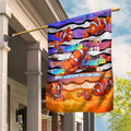The Ocean Best Dad Garden Flag Like Marlin Happy Fathers Day To a True Hero - Aussie Hoodie