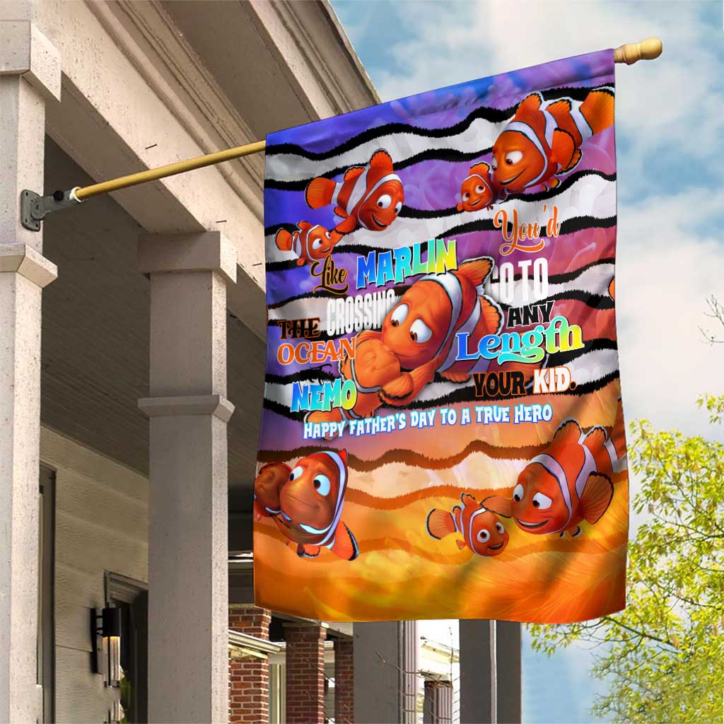 The Ocean Best Dad Garden Flag Like Marlin Happy Fathers Day To a True Hero - Aussie Hoodie