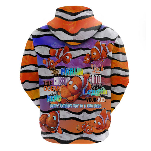The Ocean Best Dad Hoodie Like Marlin Happy Fathers Day To a True Hero - Aussie Hoodie