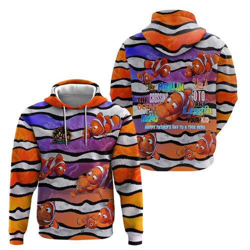 The Ocean Best Dad Hoodie Like Marlin Happy Fathers Day To a True Hero - Aussie Hoodie