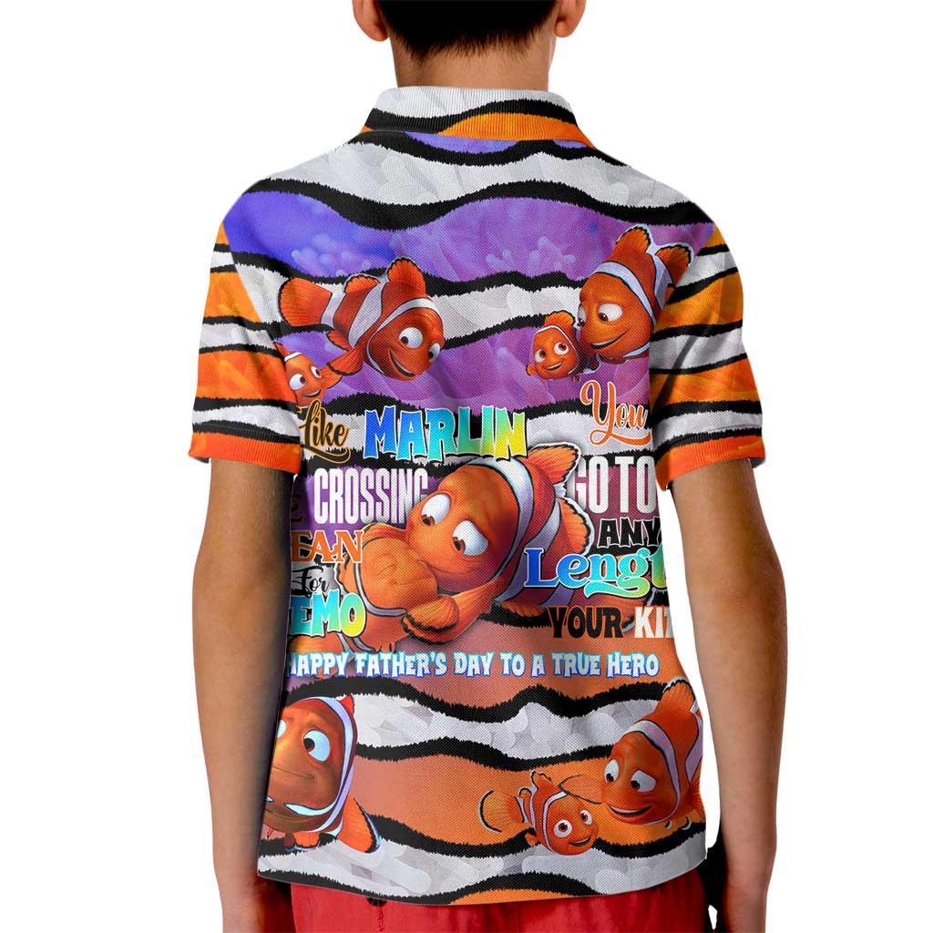The Ocean Best Dad Kid Polo Shirt Like Marlin Happy Fathers Day To a True Hero - Aussie Hoodie