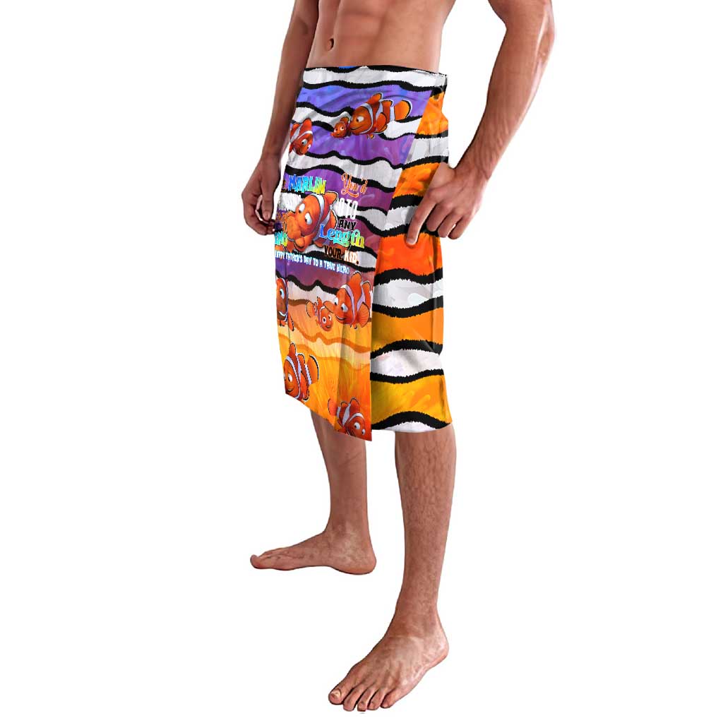 The Ocean Best Dad Lavalava Like Marlin Happy Fathers Day To a True Hero - Aussie Hoodie