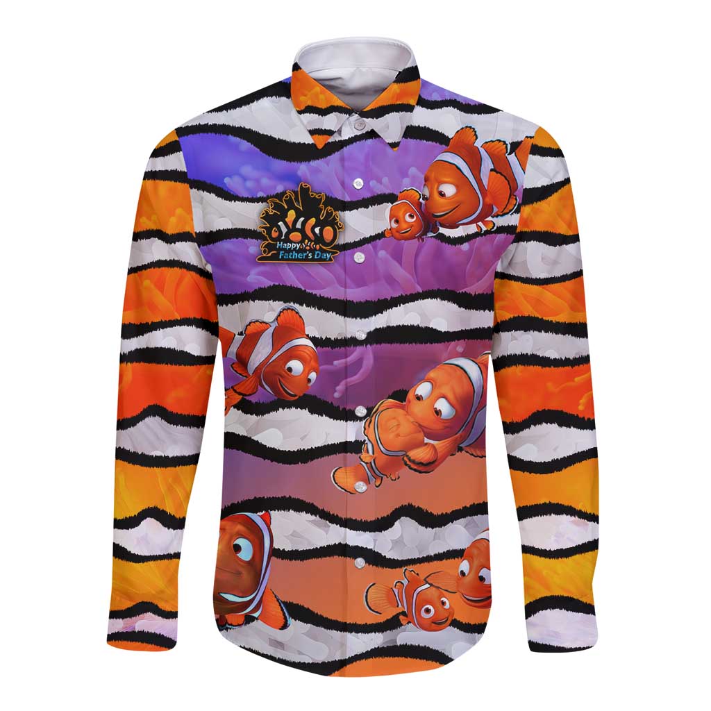 The Ocean Best Dad Long Sleeve Button Shirt Like Marlin Happy Fathers Day To a True Hero - Aussie Hoodie