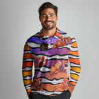 The Ocean Best Dad Long Sleeve Polo Shirt Like Marlin Happy Fathers Day To a True Hero - Aussie Hoodie