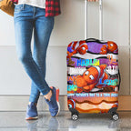 The Ocean Best Dad Luggage Cover Like Marlin Happy Fathers Day To a True Hero - Aussie Hoodie
