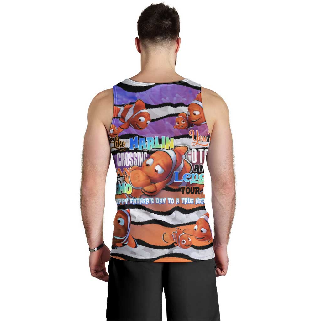 The Ocean Best Dad Men Tank Top Like Marlin Happy Fathers Day To a True Hero - Aussie Hoodie