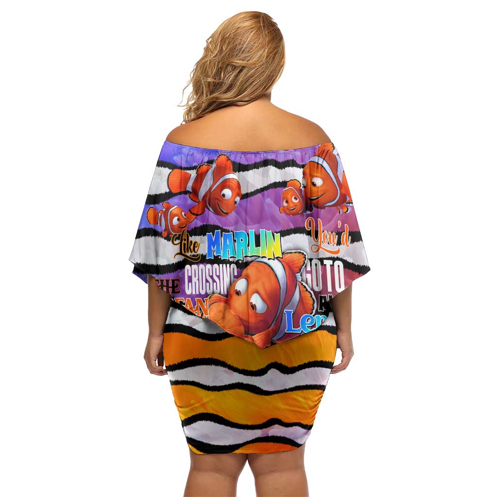 The Ocean Best Dad Off Shoulder Short Dress Like Marlin Happy Fathers Day To a True Hero - Aussie Hoodie
