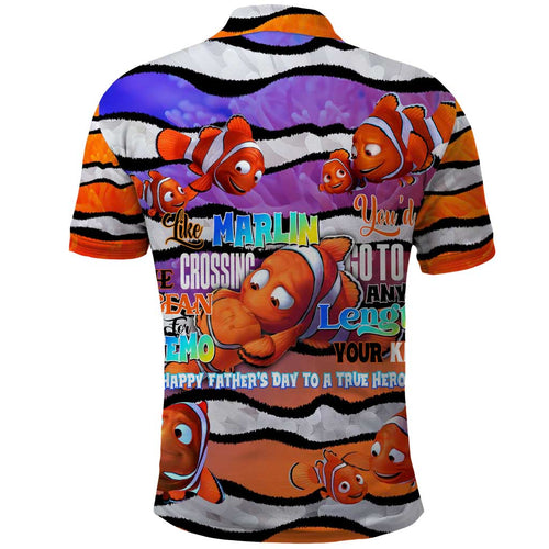 The Ocean Best Dad Polo Shirt Like Marlin Happy Fathers Day To a True Hero - Aussie Hoodie