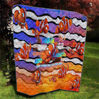 The Ocean Best Dad Quilt Like Marlin Happy Fathers Day To a True Hero - Aussie Hoodie