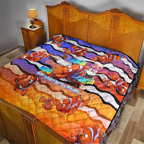 The Ocean Best Dad Quilt Like Marlin Happy Fathers Day To a True Hero - Aussie Hoodie