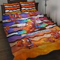 The Ocean Best Dad Quilt Bed Set Like Marlin Happy Fathers Day To a True Hero - Aussie Hoodie