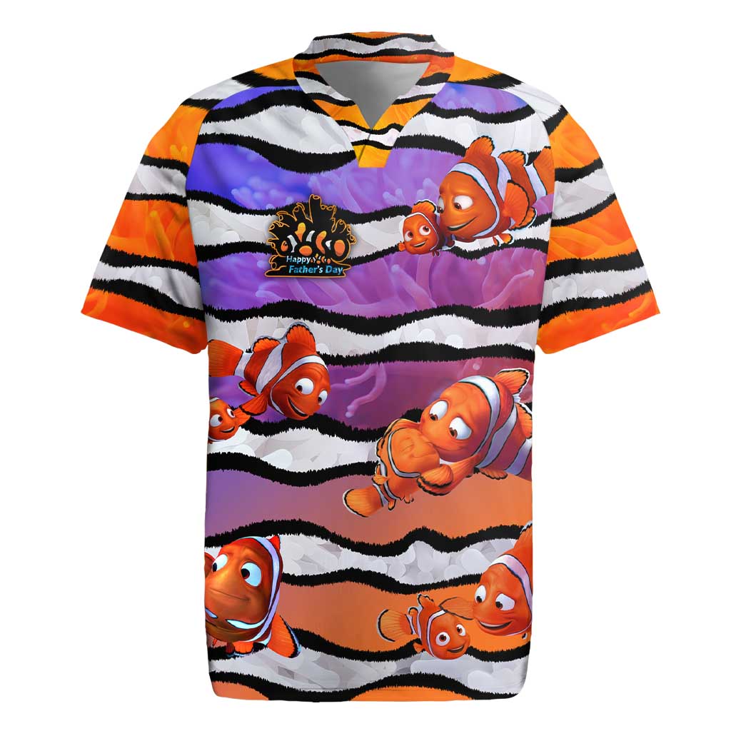 The Ocean Best Dad Rugby Jersey Like Marlin Happy Fathers Day To a True Hero - Aussie Hoodie