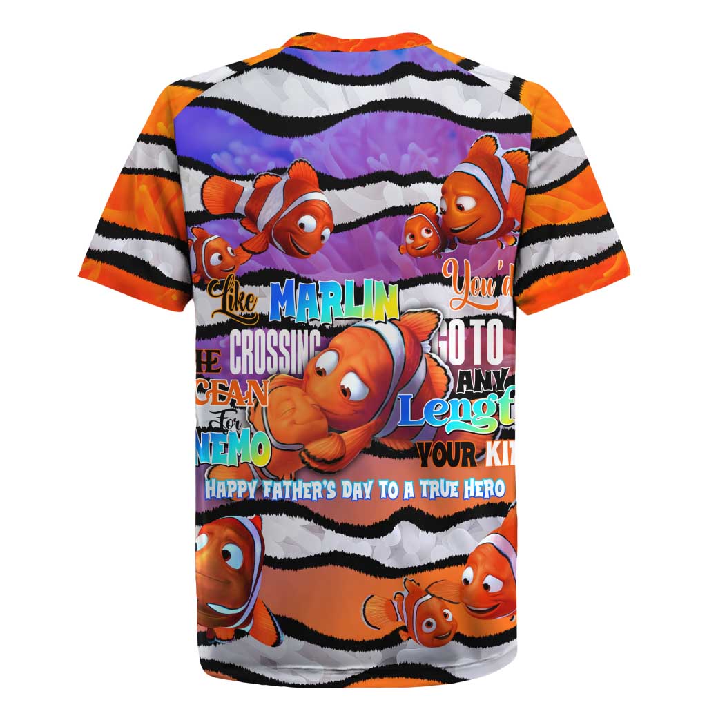 The Ocean Best Dad Rugby Jersey Like Marlin Happy Fathers Day To a True Hero - Aussie Hoodie