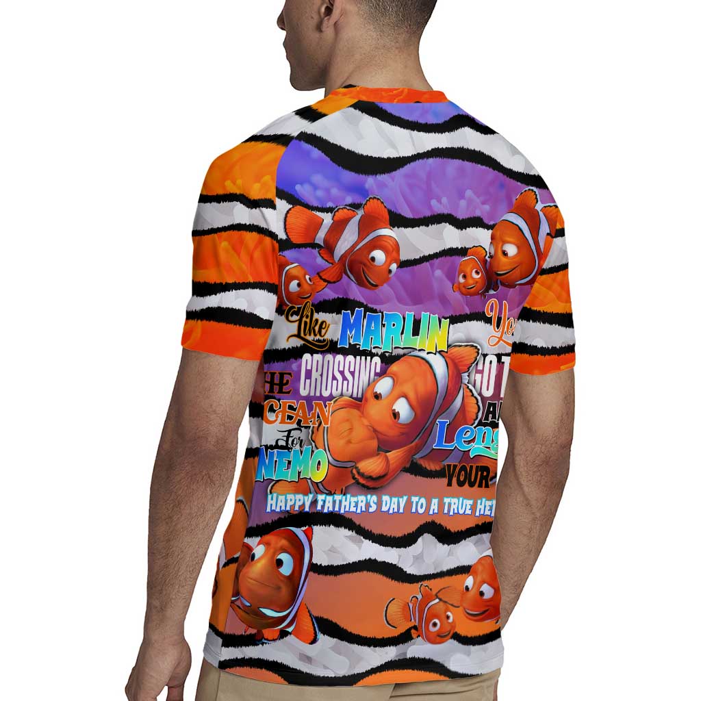 The Ocean Best Dad Rugby Jersey Like Marlin Happy Fathers Day To a True Hero - Aussie Hoodie