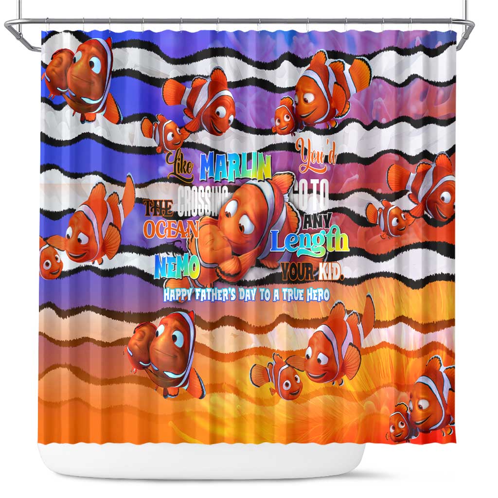 The Ocean Best Dad Shower Curtain Like Marlin Happy Fathers Day To a True Hero - Aussie Hoodie