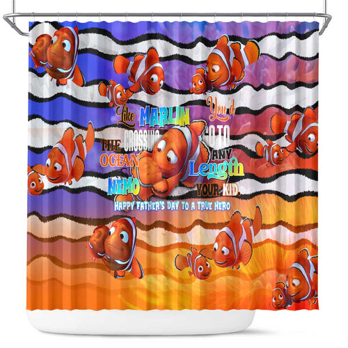 The Ocean Best Dad Shower Curtain Like Marlin Happy Fathers Day To a True Hero - Aussie Hoodie