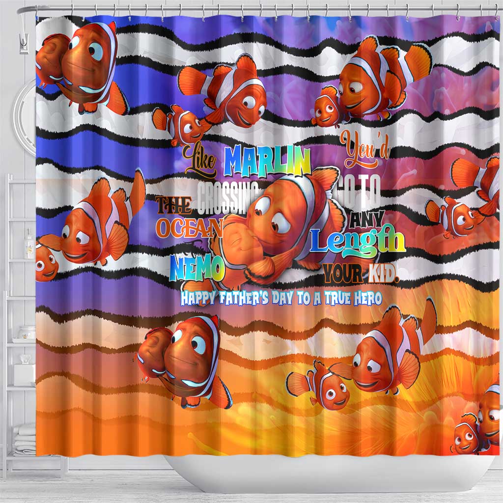 The Ocean Best Dad Shower Curtain Like Marlin Happy Fathers Day To a True Hero - Aussie Hoodie