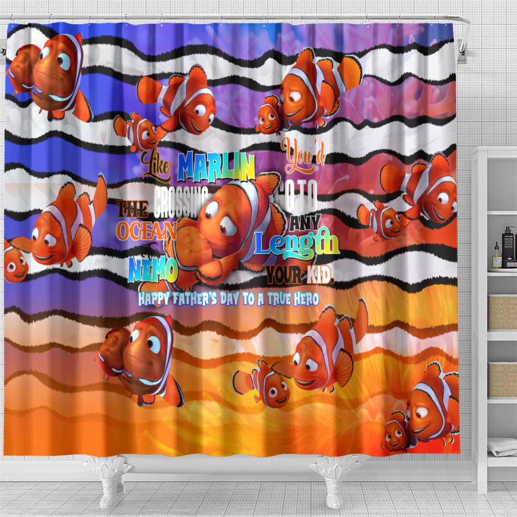 The Ocean Best Dad Shower Curtain Like Marlin Happy Fathers Day To a True Hero - Aussie Hoodie